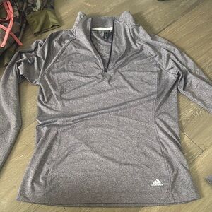 Adidas Gray Long Sleeve Pullover